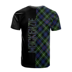 MacKenzie Modern Tartan T-Shirt Half of Me - Cross Style