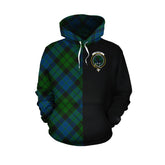 MacKie Tartan Hoodie Half of Me - Cross Style