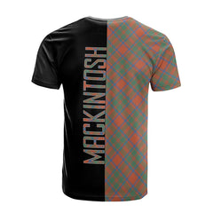 MacKintosh Ancient Tartan T-Shirt Half of Me - Cross Style