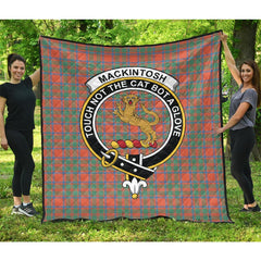 MacKintosh Ancient Tartan Crest Quilt