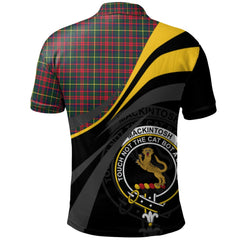 MacKintosh Hunting Modern Tartan Polo Shirt - Royal Coat Of Arms Style