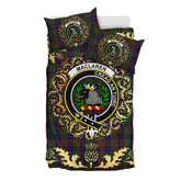 MacLaren 02 Tartan Crest Bedding Set - Golden Thistle Style