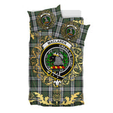 MacLaren Dress Tartan Crest Bedding Set - Golden Thistle Style