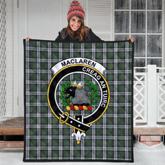 MacLaren Dress Tartan Crest Quilt