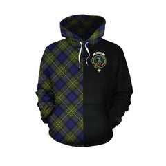 MacLaren Modern Tartan Hoodie Half of Me - Cross Style