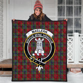 MacLean of Duart Tartan Crest Quilt