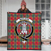 MacLean of Duart Modern Tartan Crest Quilt