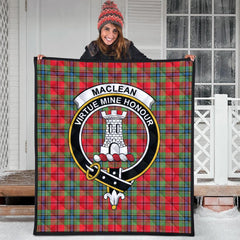 MacLean of Duart Modern Tartan Crest Quilt