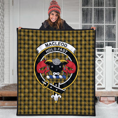 MacLeod Tartan Crest Quilt