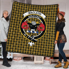 MacLeod Tartan Crest Quilt