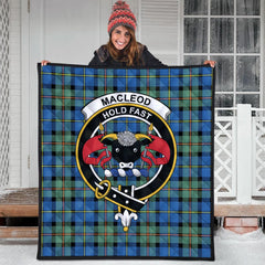 MacLeod of Harris Ancient Tartan Crest Quilt