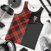 MacLeod of Raasay Tartan Crest Men's Tank Top - Cross Style