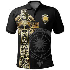 MacLeod (of Lewis) Clan Unisex Polo Shirt - Celtic Tree Of Life