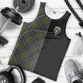 MacMillan Hunting Modern Tartan Crest Men's Tank Top - Cross Style