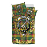 MacMillan Old Ancient Tartan Crest Bedding Set - Golden Thistle Style