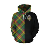 MacMillan Old Ancient Tartan Hoodie Half of Me - Cross Style