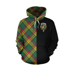 MacMillan Old Ancient Tartan Hoodie Half of Me - Cross Style
