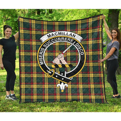 MacMillan Old Modern Tartan Crest Quilt