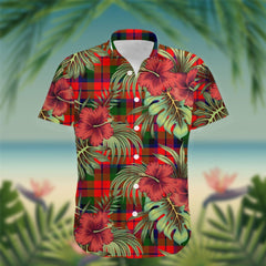 MacNaughten Tartan Hawaiian Shirt Hibiscus, Coconut, Parrot, Pineapple - Tropical Garden Shirt