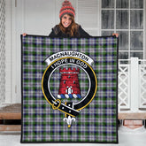 MacNaughton Dress Tartan Crest Quilt