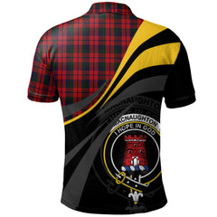 MacNaughton (Logan) Tartan Polo Shirt - Royal Coat Of Arms Style
