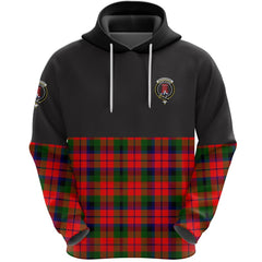 MacNaughton Modern Clan Half Of Tartan Hoodie