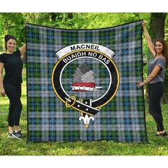 MacNeil Dress Tartan Crest Quilt
