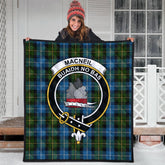 MacNeil of Barra Tartan Crest Quilt