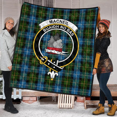 MacNeil of Barra Tartan Crest Quilt