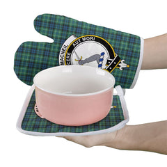 MacNeil Of Colonsay Ancient Tartan Crest Oven Mitt And Pot Holder (2 Oven Mitts + 1 Pot Holder)