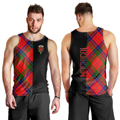 MacNicol of Scorrybreac Tartan Crest Men's Tank Top - Cross Style