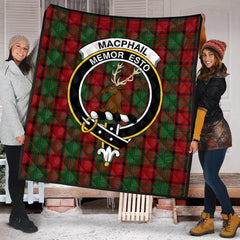 MacPhail Tartan Crest Quilt