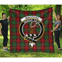 MacPhail Tartan Crest Quilt