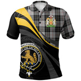 MacPherson Dress 01 Tartan Polo Shirt - Royal Coat Of Arms Style