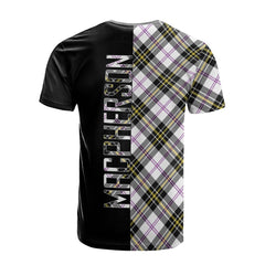 MacPherson Dress Modern Tartan T-Shirt Half of Me - Cross Style