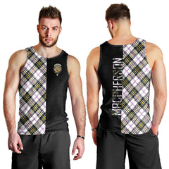 MacPherson Dress Modern Tartan Crest Men's Tank Top - Cross Style