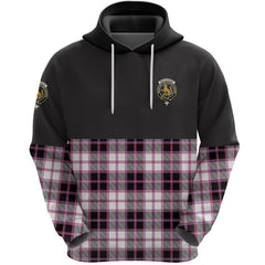 MacPherson Hunting Modern Clan Half Of Tartan Hoodie