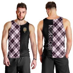 MacPherson Hunting Modern Tartan Crest Men's Tank Top - Cross Style