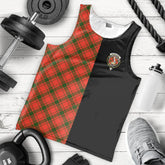 MacQuarrie Modern Tartan Crest Men's Tank Top - Cross Style