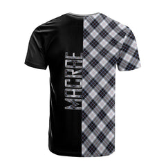 MacRae Dress Modern Tartan T-Shirt Half of Me - Cross Style
