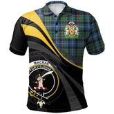 MacRae Hunting Ancient Tartan Polo Shirt - Royal Coat Of Arms Style