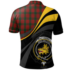 MacTavish 01 Tartan Polo Shirt - Royal Coat Of Arms Style