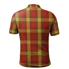 Maguire Black Tartan Polo Shirt