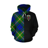Maitland Tartan Hoodie Half of Me - Cross Style