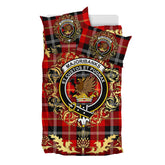 Majoribanks Tartan Crest Bedding Set - Golden Thistle Style