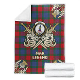 Mar Tartan Gold Courage Symbol Blanket