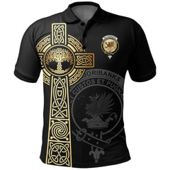 Marjoribanks Clan Unisex Polo Shirt - Celtic Tree Of Life