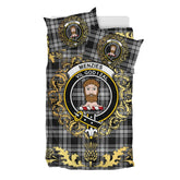 Menzies 03 Tartan Crest Bedding Set - Golden Thistle Style