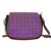 Montgomery Modern Tartan Saddle Handbags