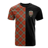 Morrison Red Ancient Tartan T-Shirt Half of Me - Cross Style